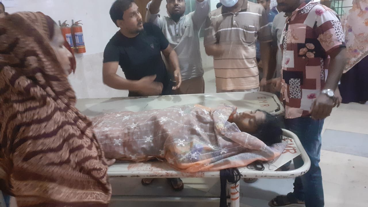 শৈলকুপায় ট্রাকের ধাক্কায় মা ও ছেলে নিহত