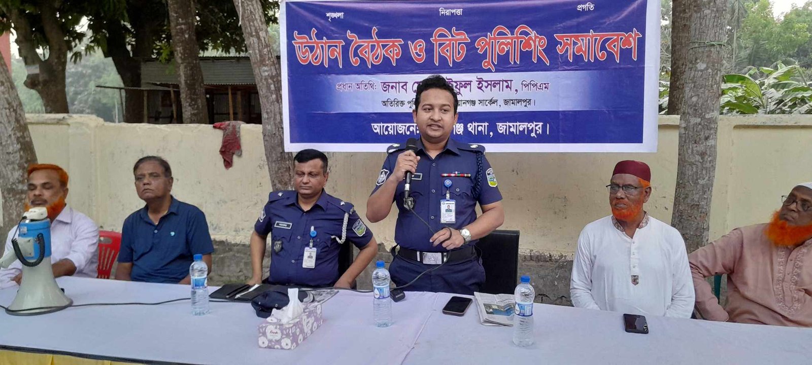 বকশীগঞ্জে সামাজিক অপরাধ নির্মূলে বিট পুলিশিং সভা অনুষ্ঠিত