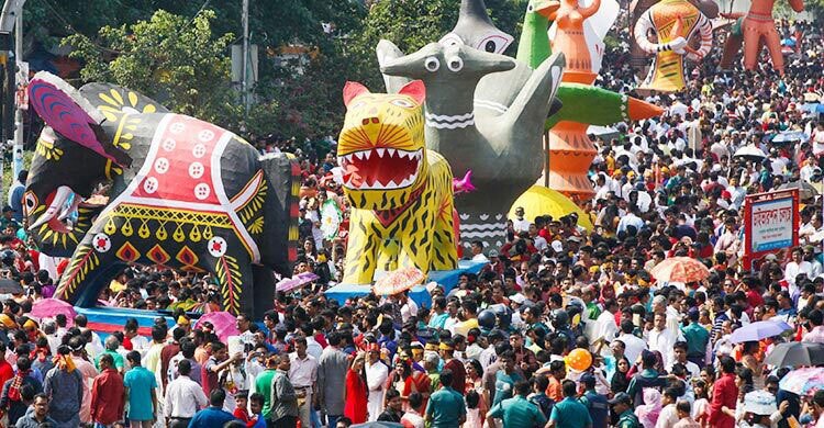 বদলে গেল মঙ্গল শোভাযাত্রার নাম