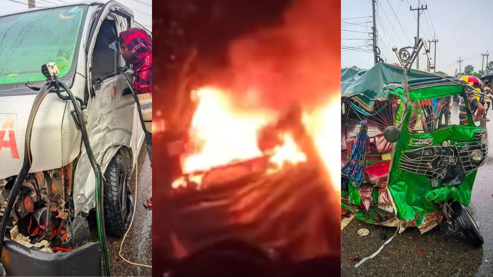 ময়মনসিংহে পৃথক সড়ক দুর্ঘটনায় প্রাণ গেল ১১ জনের