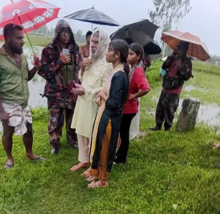 লালমনিরহাট সীমান্তে ৭ জনকে পুশ ইন করেছে বিএসএফ