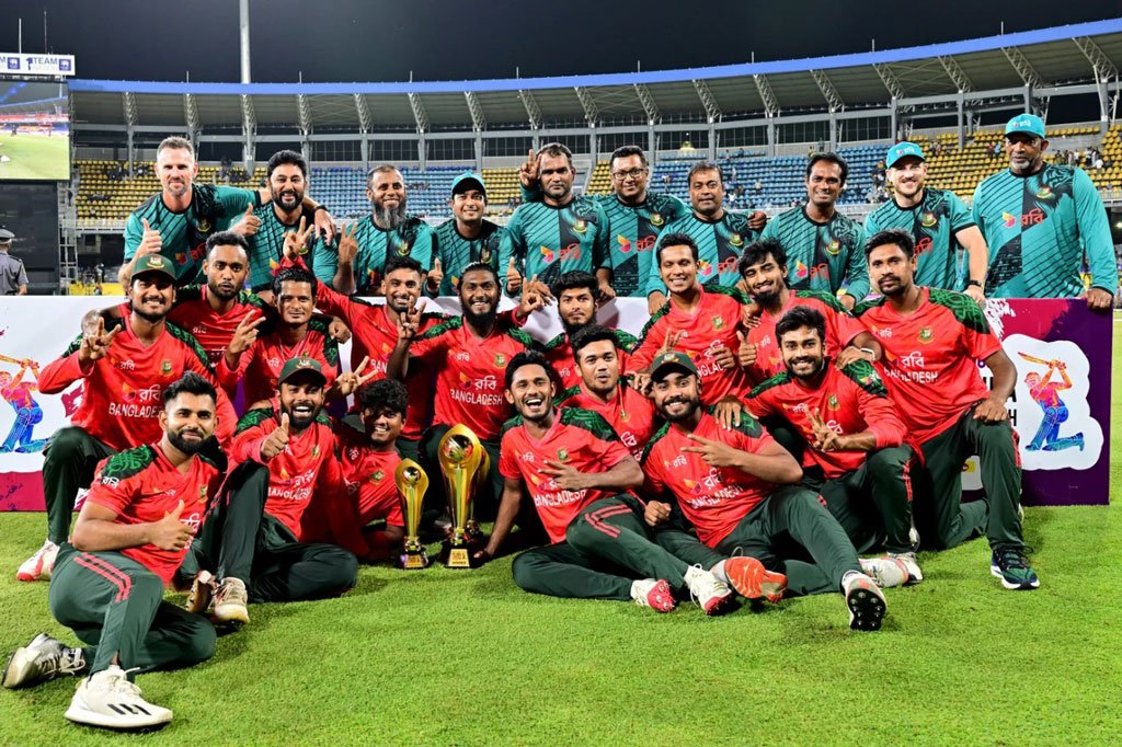 লঙ্কান মাটিতে ইতিহাস গড়ে বাংলাদেশের সিরিজ জয়, উৎসর্গ শহীদদের স্মরণে