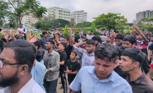 “‘আমার ভাই-বোন মরল কেন’—প্রকৃত তথ্য জানতে রাজপথে শিক্ষার্থীরা”