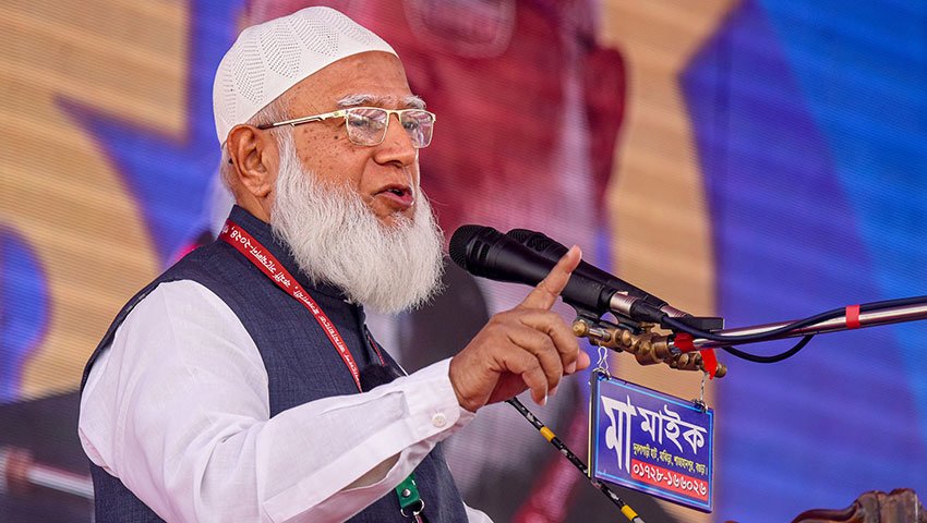 সাবেক প্রধান বিচারপতি খায়রুল হকের বিচার দাবি জামায়াত আমিরের