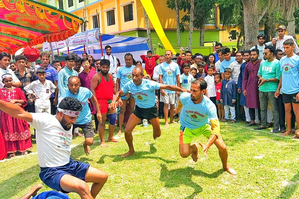 বৈশাখী আয়োজনে হা-ডু-ডুতে মুখর ঝালকাঠি