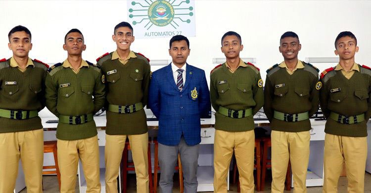 মহাকাশ প্রতিযোগিতায় বিশ্বসেরা ঝিনাইদহ ক্যাডেট কলেজ