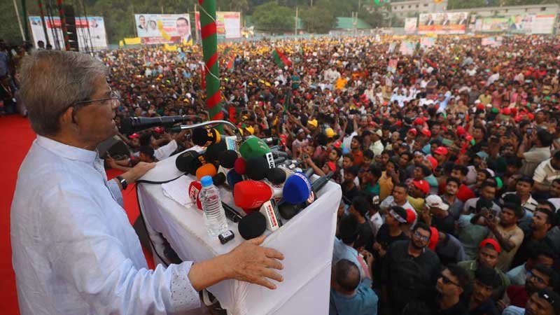 দেশের ১৮ কোটি মানুষ আওয়ামী লীগকে চায় না : মির্জা ফখরুল