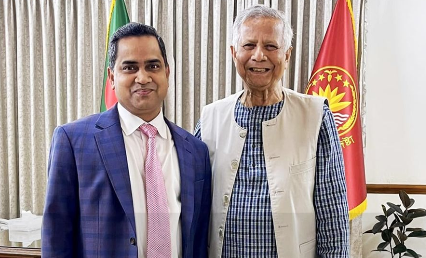 নোবেলজয়ী মুহাম্মদ ইউনূসকে জন্মদিনে শুভেচ্ছা জানালেন রাষ্ট্রদূত মুশফিকুল ফজল