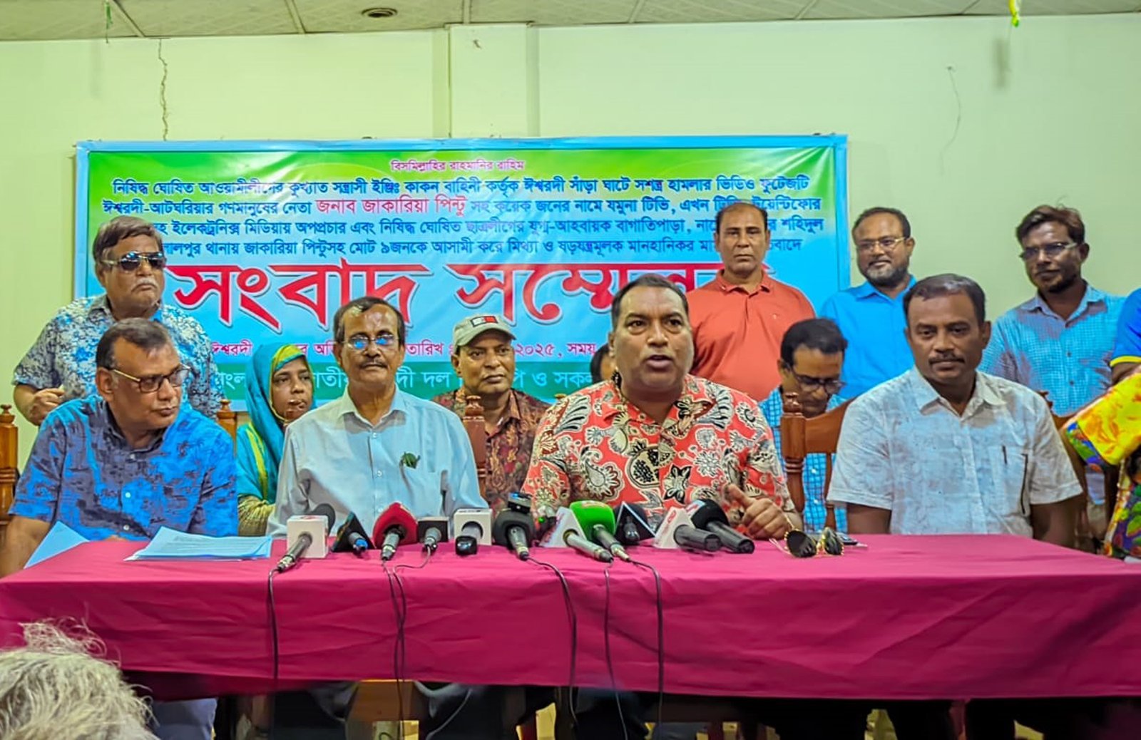 কাকন বাহিনীর হামলার ভিডিও জাকারিয়া পিন্টুর নামে অপপ্রচার ও মিথ্যা মামলার অভিযোগ