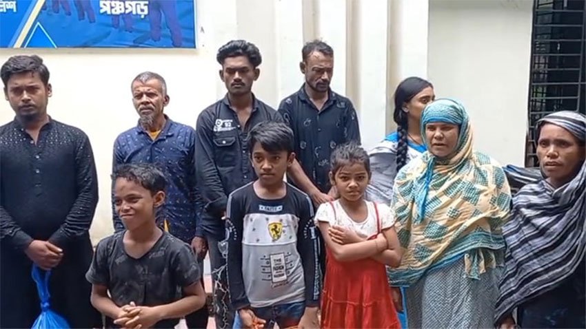 পঞ্চগড় সীমান্ত দিয়ে আবারও পুশ ইন, নারী-শিশুসহ ফেরত পাঠাল বিএসএফ