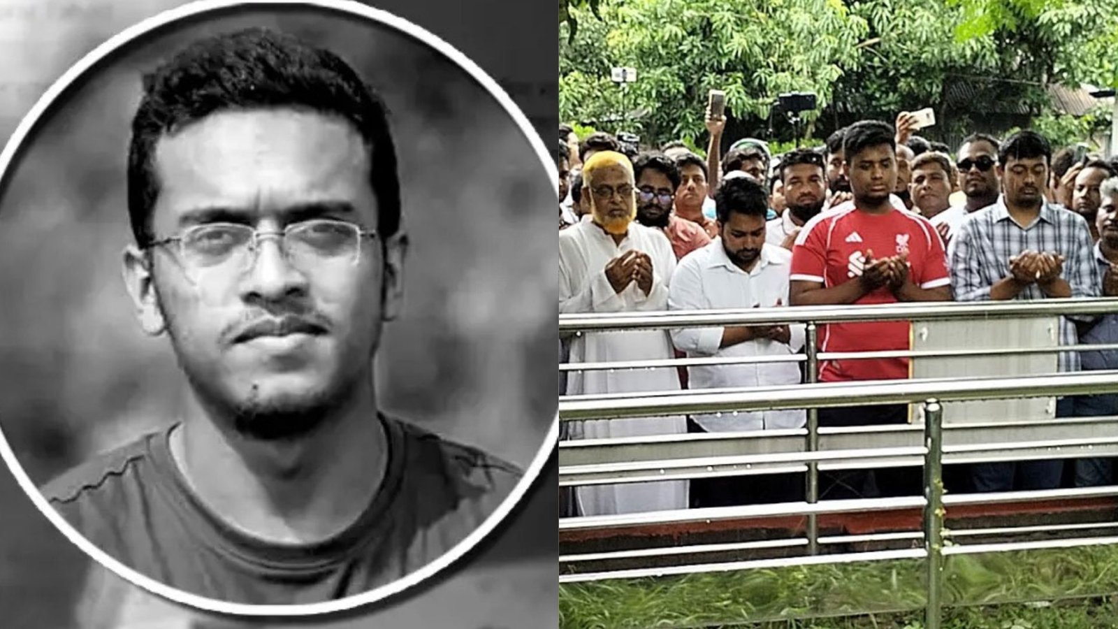 আবরার ফাহাদের কবর জিয়ারতে জাতীয় নাগরিক পার্টির কেন্দ্রীয় নেতারা