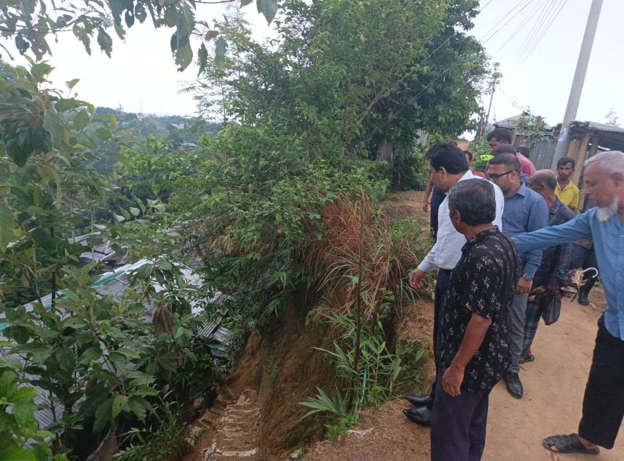 রাঙামাটিতে টানা বৃষ্টি, আবারো বাড়ছে পাহাড় ধসের শঙ্কা