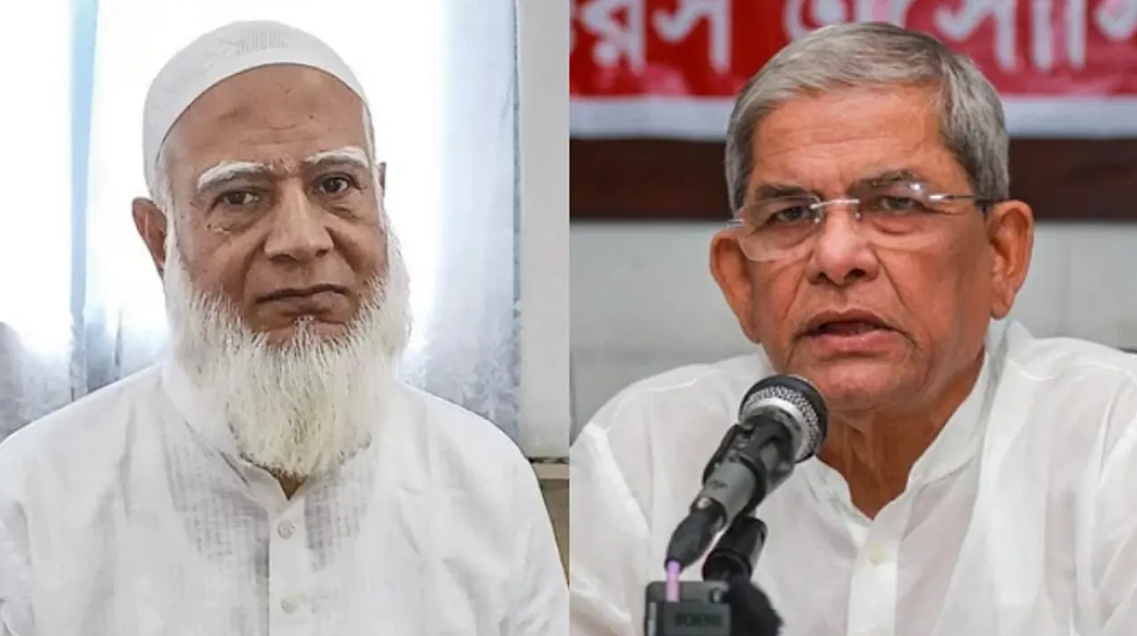 জামায়াত আমিরকে দেখতে হাসপাতালে মির্জা ফখরুল