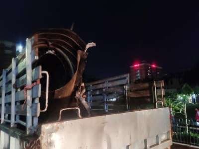 উত্তরায় বিমান দুর্ঘটনার ধ্বংসাবশেষ সরানো হয়েছে