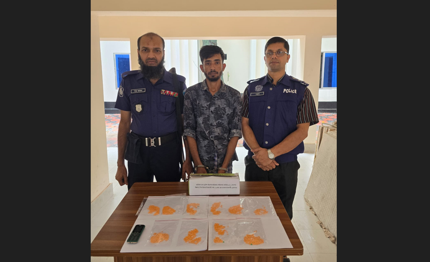 কক্সবাজারের ইয়াবা কারবারি নোয়াখালীতে গ্রেপ্তার