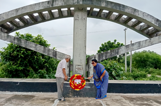শহীদ রাশিমণির স্মৃতিসৌধে সিপিবি সভাপতির শ্রদ্ধা নিবেদন!