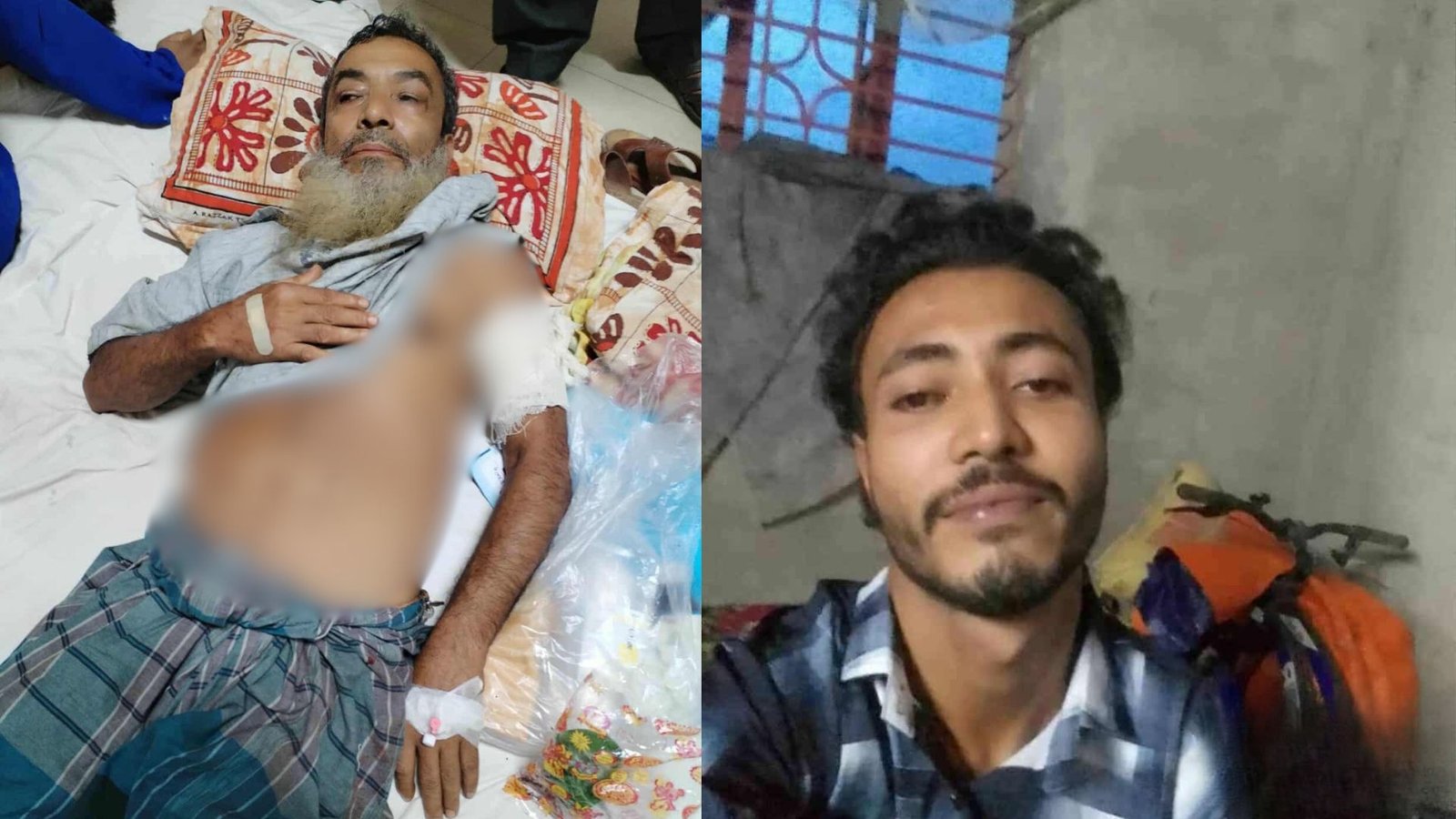 নেশার টাকা না দেওয়ায় বাবাকে কুপিয়ে জখম করলো ছেলে!