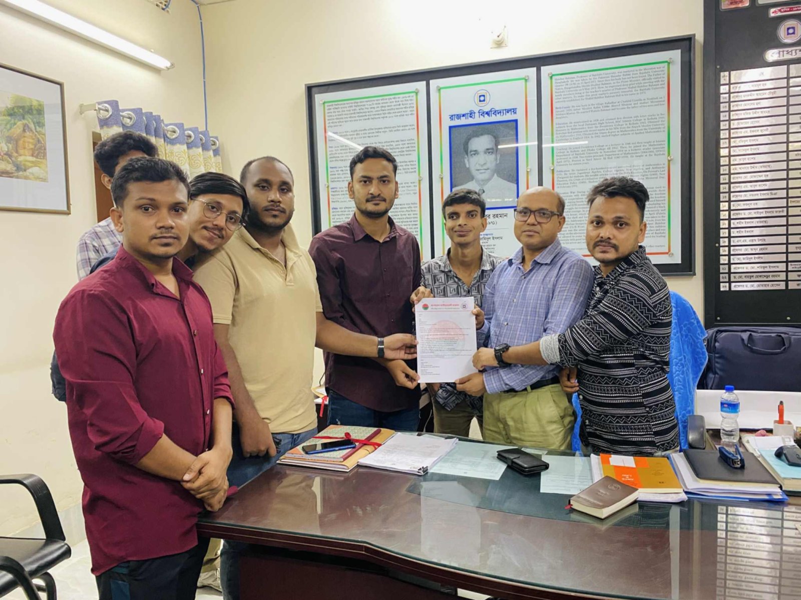 রাবির হবিবুর হলে ছাত্রদলের ৯ দফা প্রস্তাবনা, তাৎক্ষণিক বাস্তবায়নে আশ্বাস প্রাধ্যক্ষের!