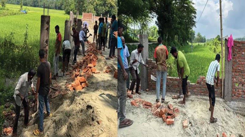 মিরসরাইতে মহাসড়ক সংলগ্ন অবৈধ সীমানা প্রাচীর গুঁড়িয়ে দিল প্রশাসন!